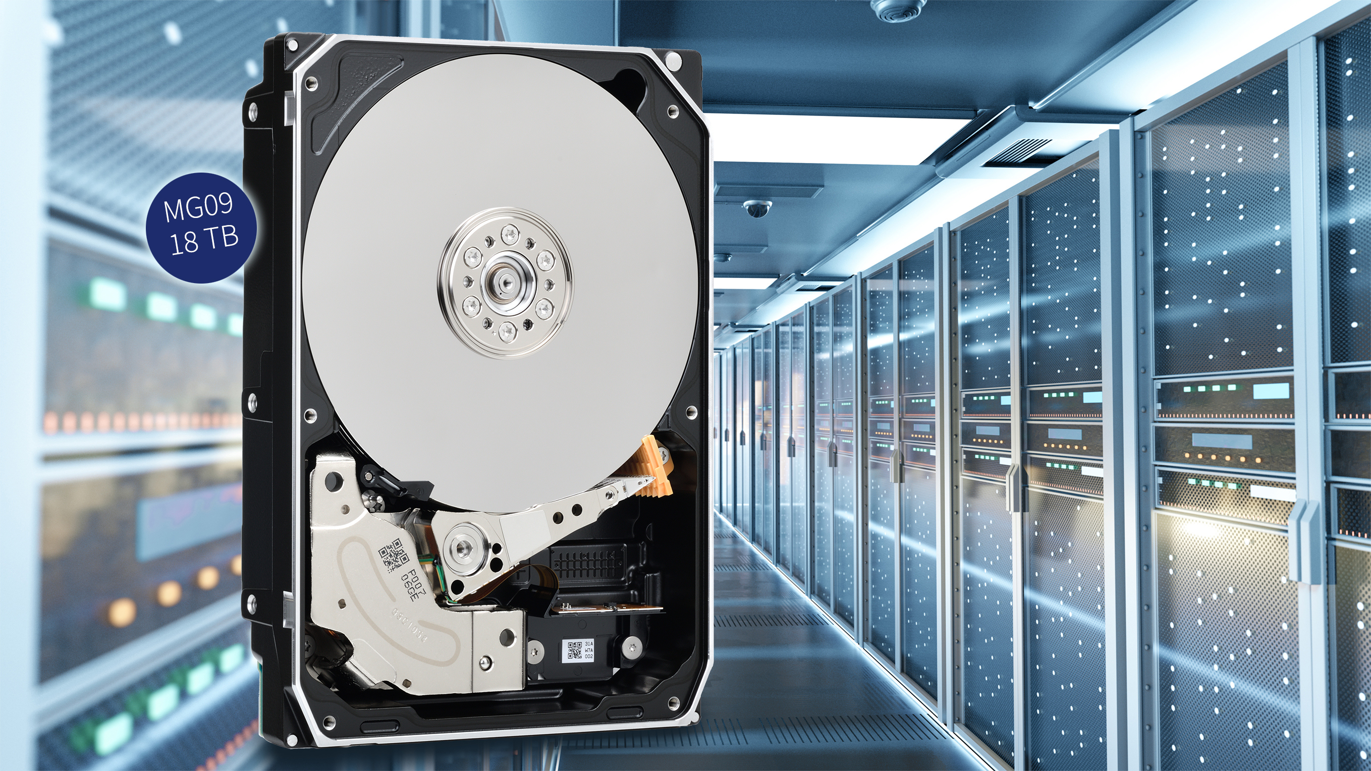 Toshiba Unveils World's First FC-MAMR HDD: 18 TB, Helium Filled