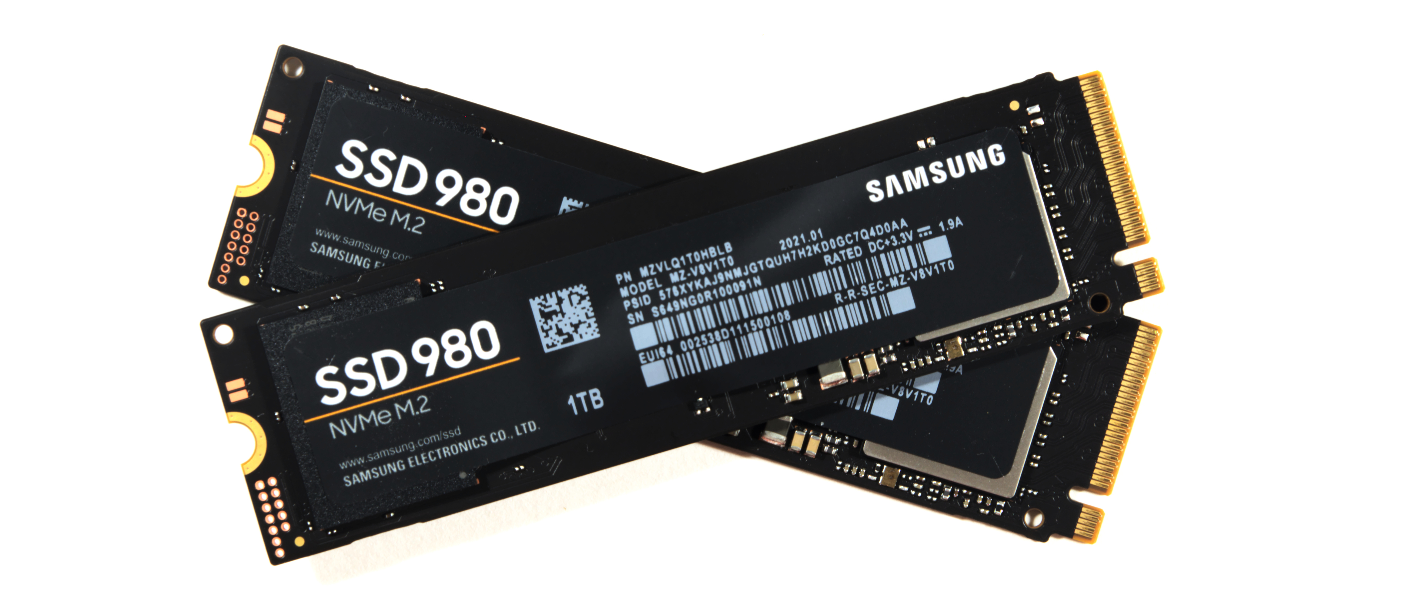 2021年11月購入状態新品未開封 サムスン  SSD 980 M.2 1.0TB MZ-V8V1T0B