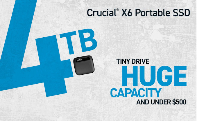 Crucial ® X6 Portable SSD