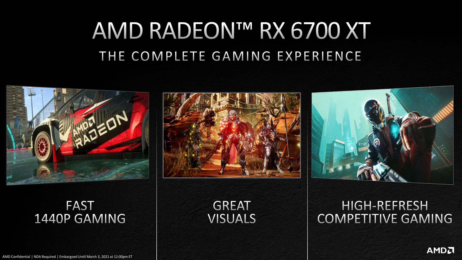 AMD introduces Radeon RX 6700 XT at $479 - Graphics - News 