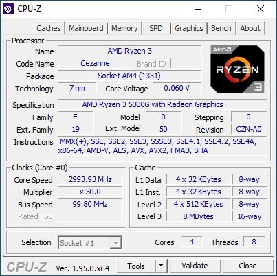 AMD Ryzen 7 5700G Eight Core 4.6GHz, ASUS ROG STRIX B550-F GAMING  Motherboard CPU Bundle