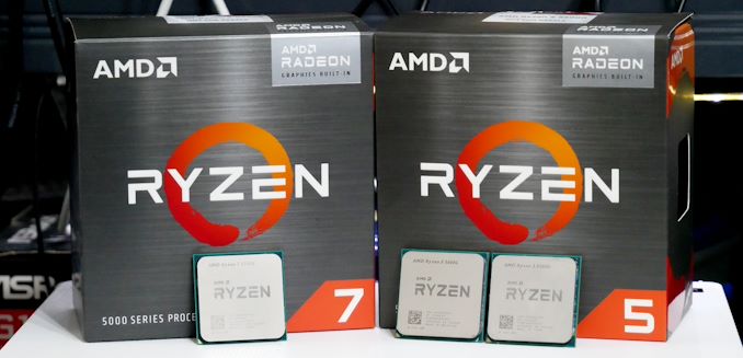 CPU Tests: Encoding - The AMD Ryzen 7 5700G, Ryzen 5 5600G, and 