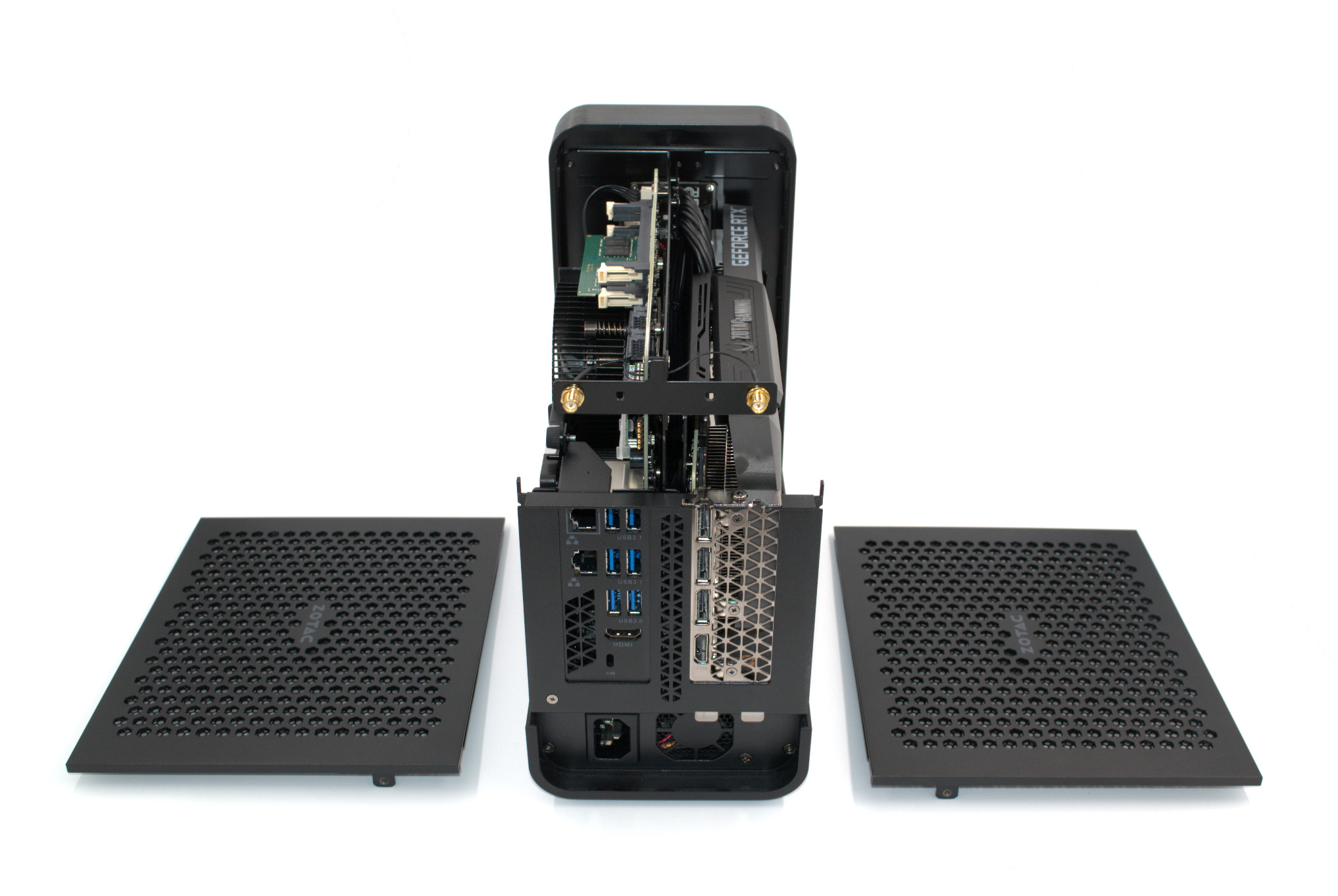 Ontdek Stereotype lied Zotac ZBOX MAGNUS ONE SFF Gaming PC Review: Desktop Comet Lake Charges Up  with Ampere