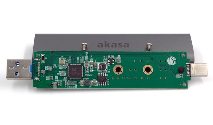 AK-ENU3M2-03 Akasa, Boîtier SSD M.2 PCI-Ex NVMe en aluminium, USB