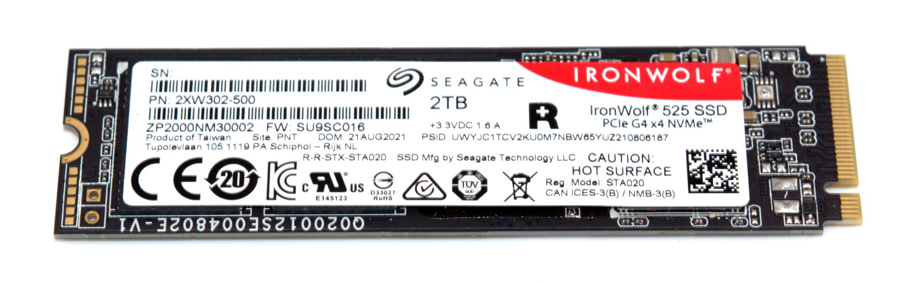 Seagate Introduces Ironwolf 525 Pcie 4 0 M 2 Nvme Ssds For Nas Systems
