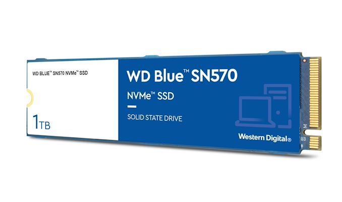 Western Digital Updates WD Blue Series with SN570 DRAM-less NVMe SSD