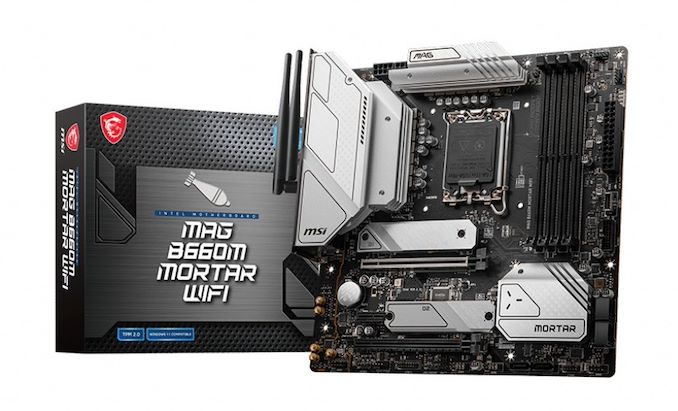 CES 2022: MSI Releases Four MAG B660M Mortar Motherboards