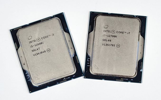 The Intel Core i7-12700K and Core i5-12600K Review: High Performance For  the Mid-Range