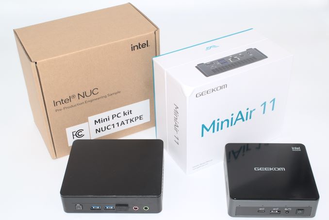 Setup Notes and Platform Analysis - Intel Atlas Canyon (NUC11ATKPE) and GEEKOM  MiniAir 11 UCFF PCs Review: Desktop Jasper Lake Impresses