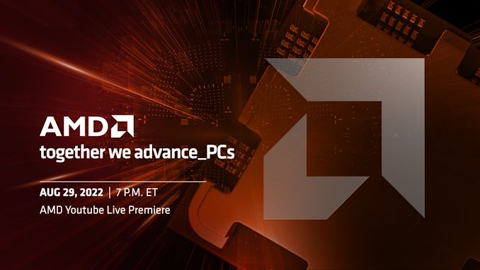 AMD Announces Ryzen 7000 Reveal Livestream for August 29th - AnandTech