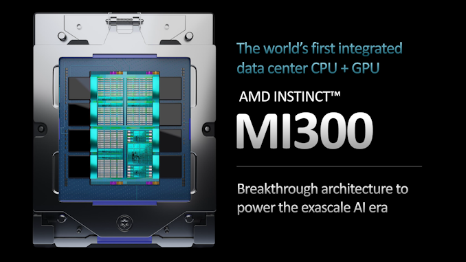 CES 2023 AMD Instinct MI300 Data Center APU Silicon In Hand