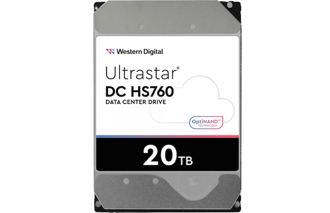 Western Digital Unveils Dual Actuator Ultrastar DC HS760 20TB HDD