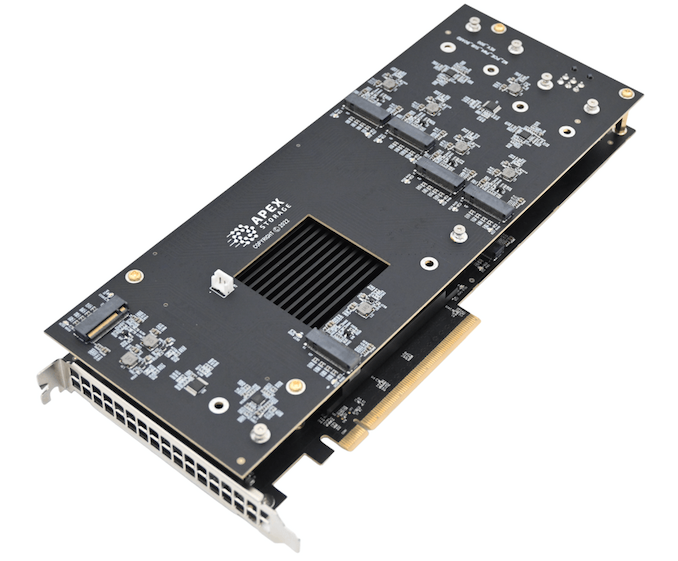 Apex Storage X21 Carries 21 M.2 SSDs: 168 TB of NAND at up to 31 