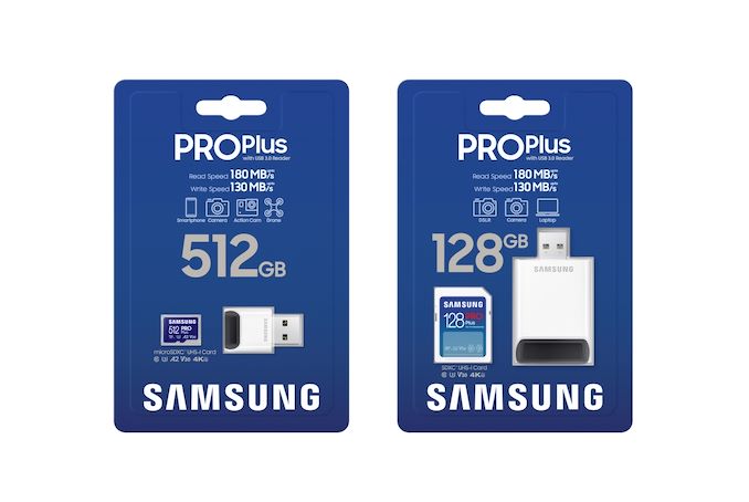 Samsung Announces Improved Speeds for PRO Plus Memory Card Line-Up