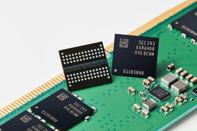 Samsung rozpoczyna produkcję pamięci DDR5 DRAM w procesie technologicznym 12 nm, a trwają prace nad DDR5-7200