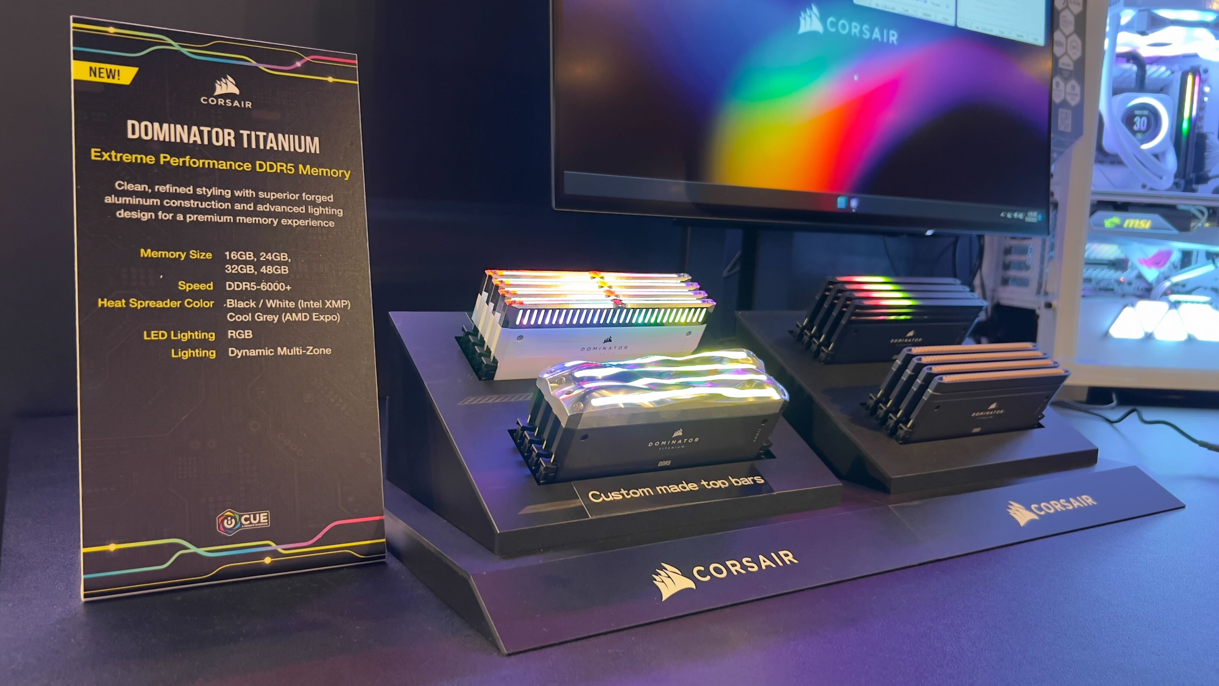 Corsair Unveils Dominator Titanium DDR5 Kits: Reaching For DDR5-8000