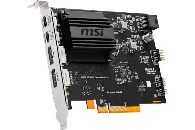 MSI USB4 PCIe Expansion Card with Power Delivery