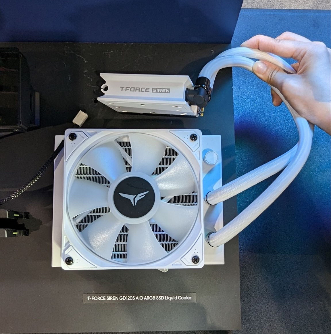 TeamGroup's radical new AIO cooler chills your SSD too