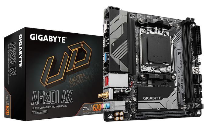 Gigabyte's Low-Cost Mini-ITX A620 Motherboard Supports Ryzen R9 7950X