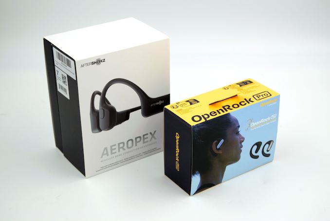 OneOdio OpenRock Pro and Shokz OpenRun Open Ear Headsets Capsule