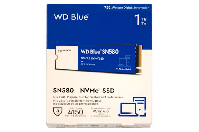 Western Digital Updates WD Blue Series with SN580 DRAM-less Gen4