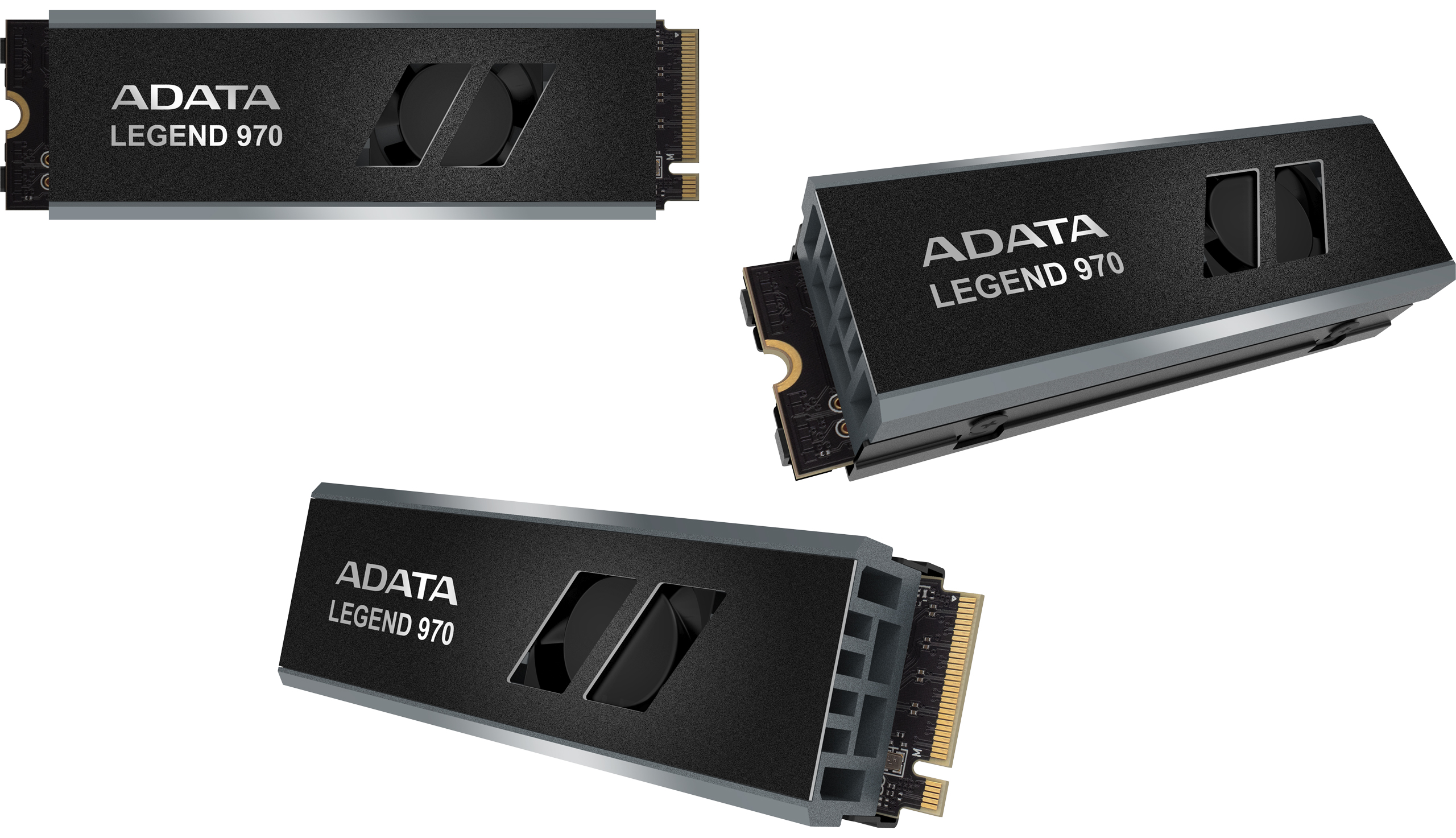 ADATA XPG PCIe Gen 5 SSD with Active Cooling Pictured