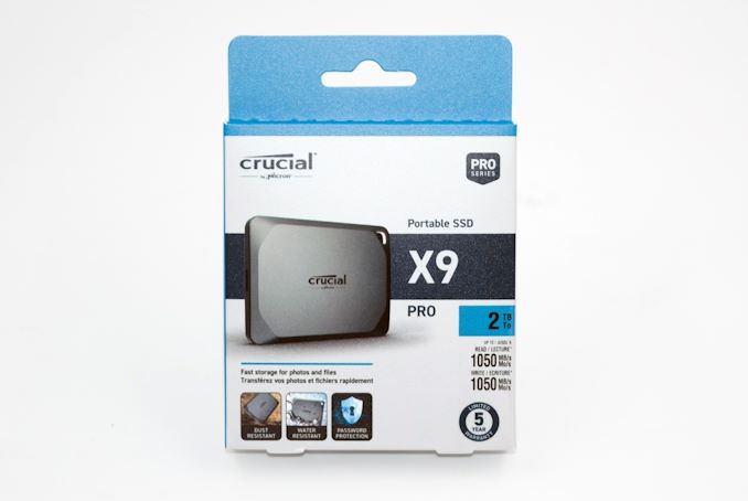 Crucial - X9 1TB External USB-C SSD - Black
