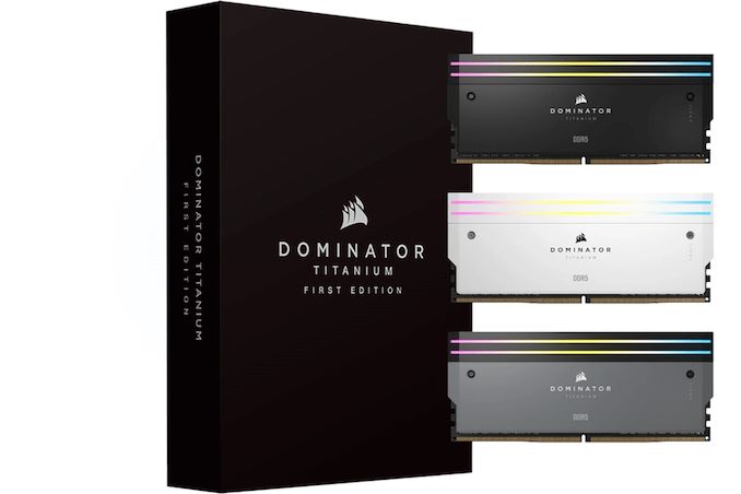 Corsair's Dominator Titanium Memory Now Available, Unveils Plans for Beyond 8000 MT/s