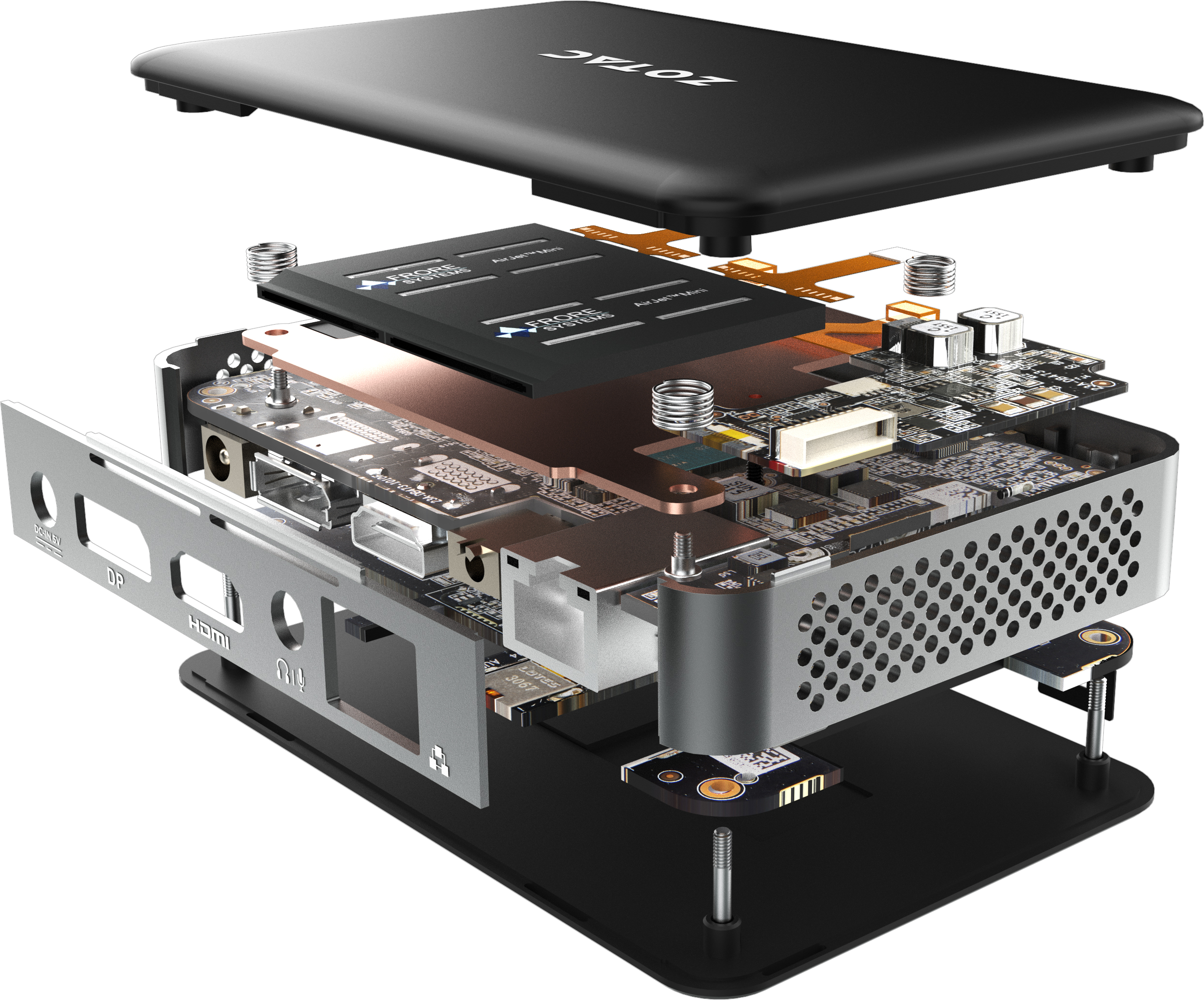 Zotac's Zbox Pico PI430AJ Uses Frore's AirJet Solid-State Active 