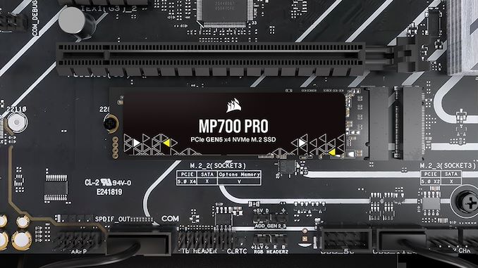 Corsair Releases MP700 Pro SSDs: Up 12.4 GB/s With Three Cooling Options