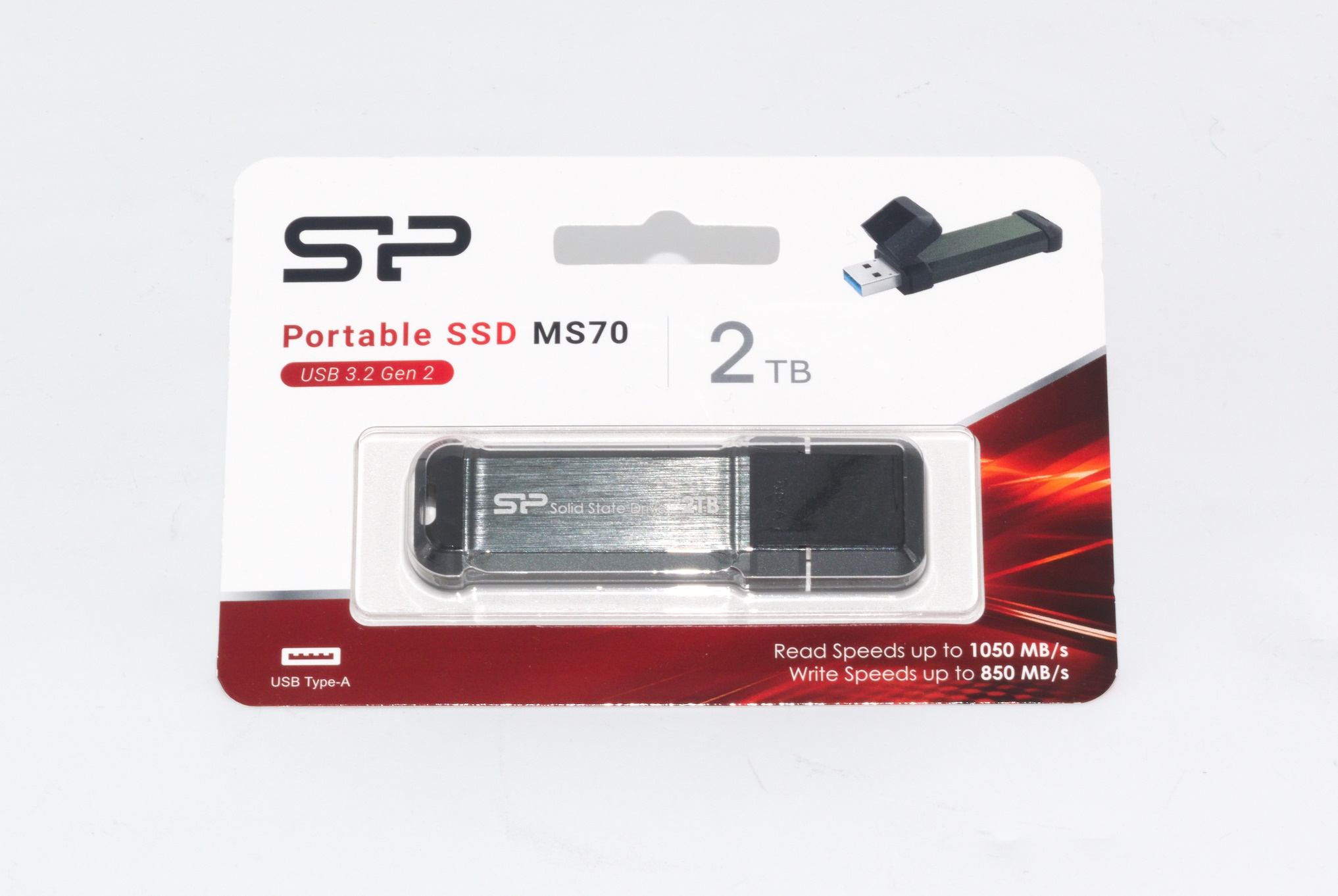 シリコンパワー 1TB MS70 USB 3.2 Gen 2 最大読出速度1,050MB 秒