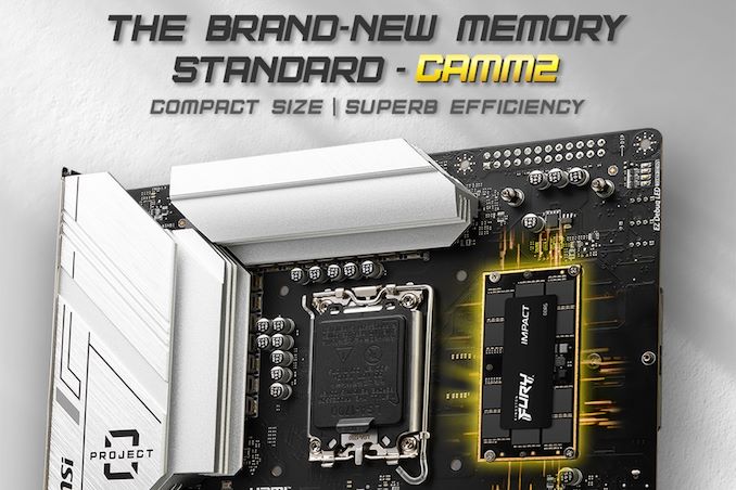 MSI Teases Z790 Project Zero Plus Motherboard With CAMM2 Memory Support