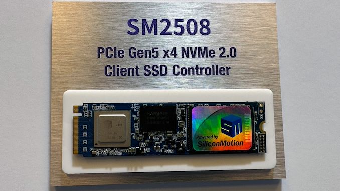 Silicon Motion Demos Low-Power PCie 5.0 SSD Controller: SM2508