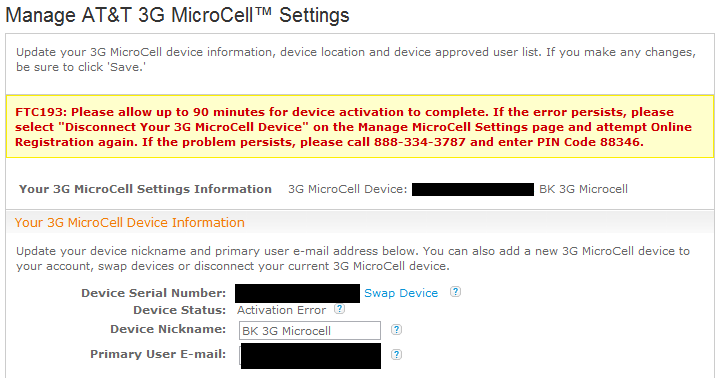 Activate 3g Microcell