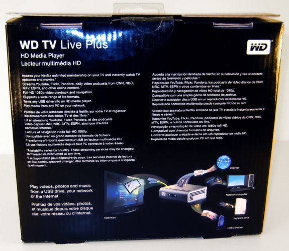 New WD TV(R) Live Plus HD Media Player Delivers Thousands of TV Episodes  and Movies for Netflix(R) Members to Watch Instantly