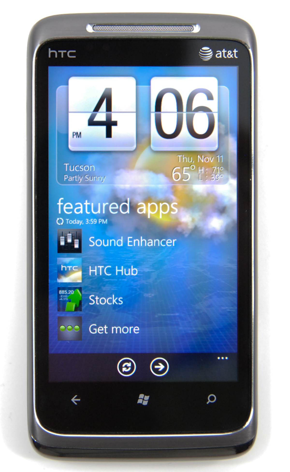 HTC Hub - This is where Sense UI lives - HTC Surround Review: A Pocket  Boombox