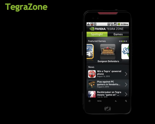 nVidia launches TegraZone.com a web-based marketplace for Tegra Android  games - Droid Gamers