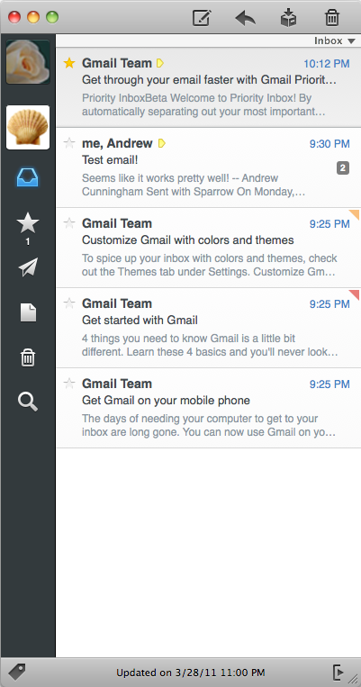 osx gmail client