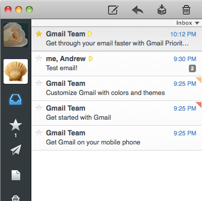 Sparrow: An OS X IMAP Client for Gmail Users