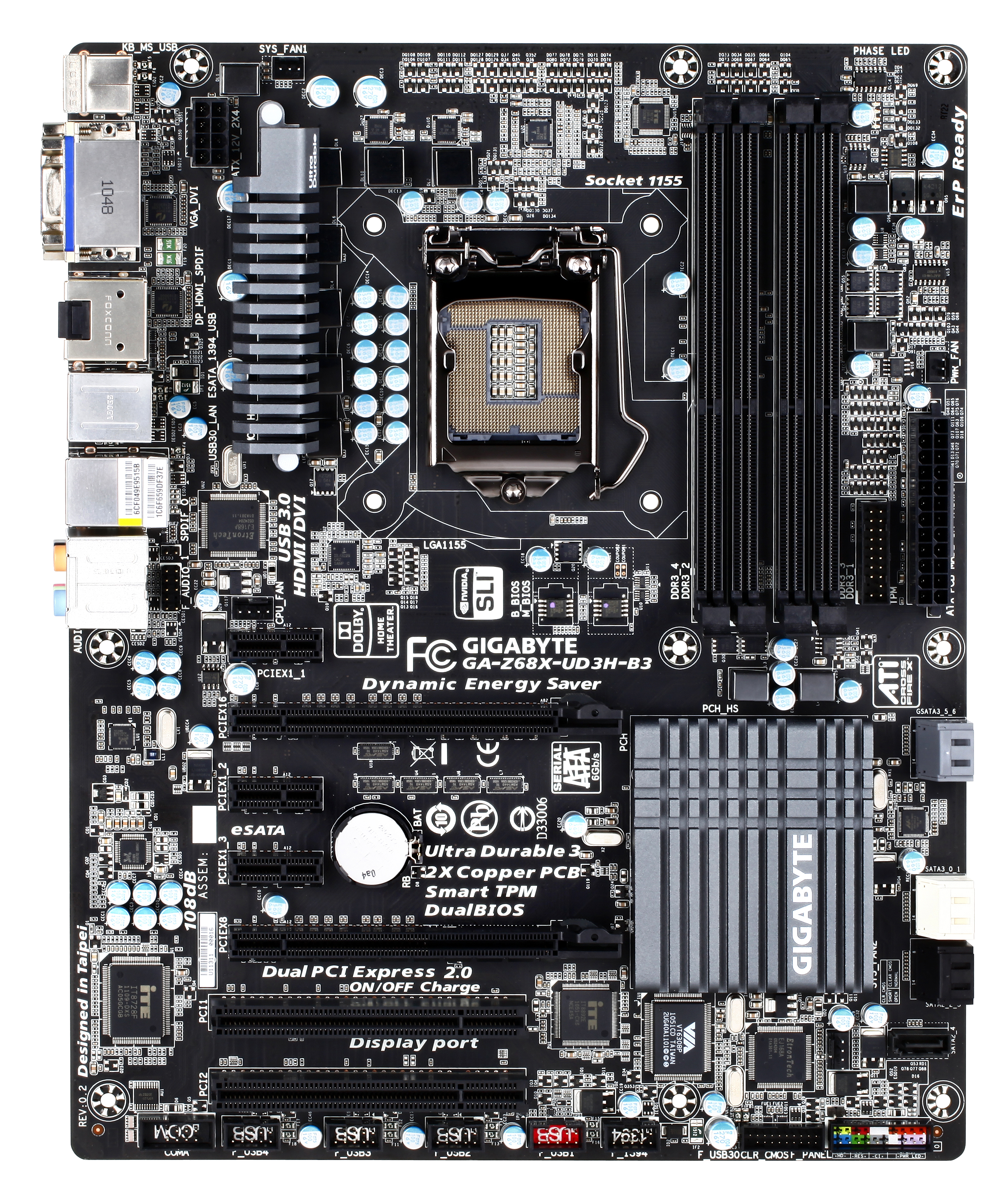 Gigabyte Z68X-UD3H-B3 Review