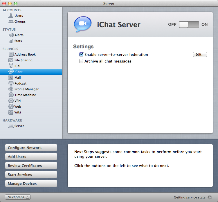 what is ical server