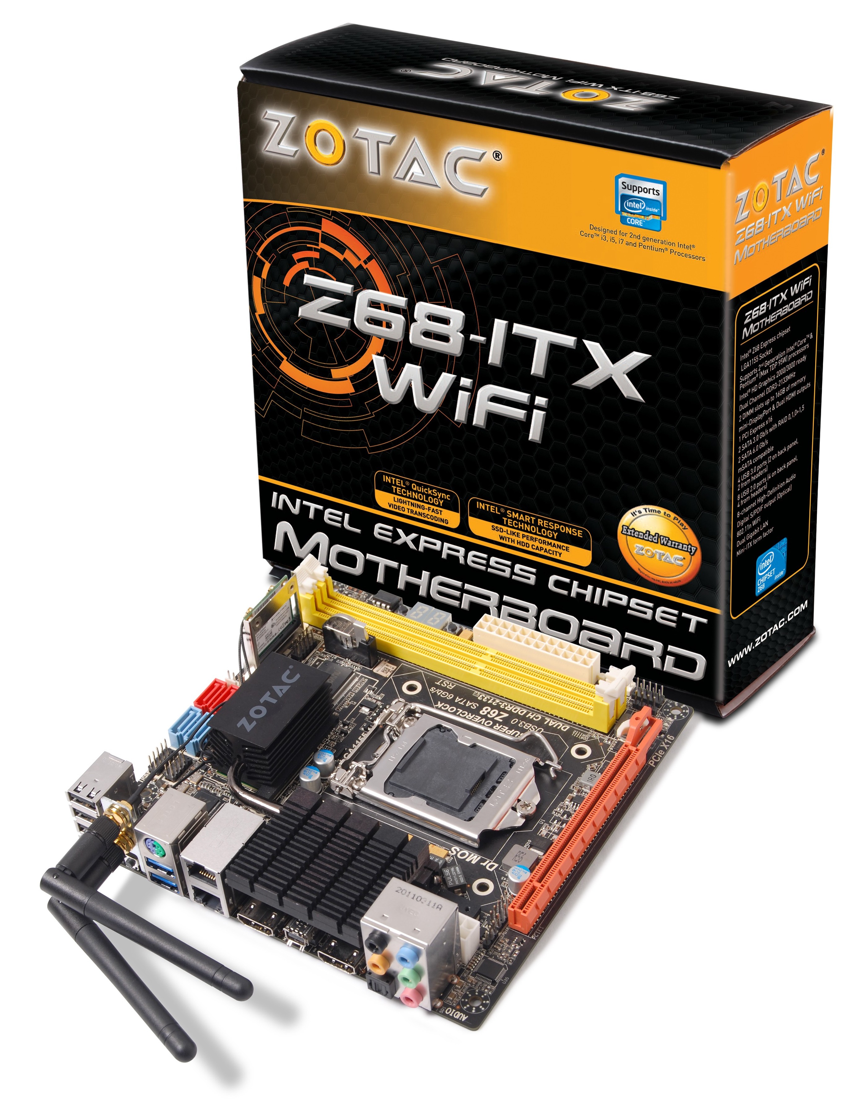 Zotac Z68ITX-A-E Wifi Review - Mini-ITX meets Z68