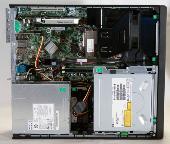 Build, Noise, Heat, and Power Consumption - HP Z210 SFF
