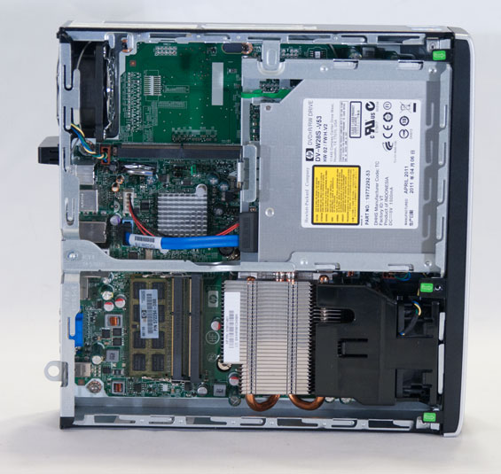 schoolbord Eerlijk In zicht Build, Noise, Heat, and Power Consumption - HP Compaq 8200 Elite Ultra-Slim:  The Littlest Desktop