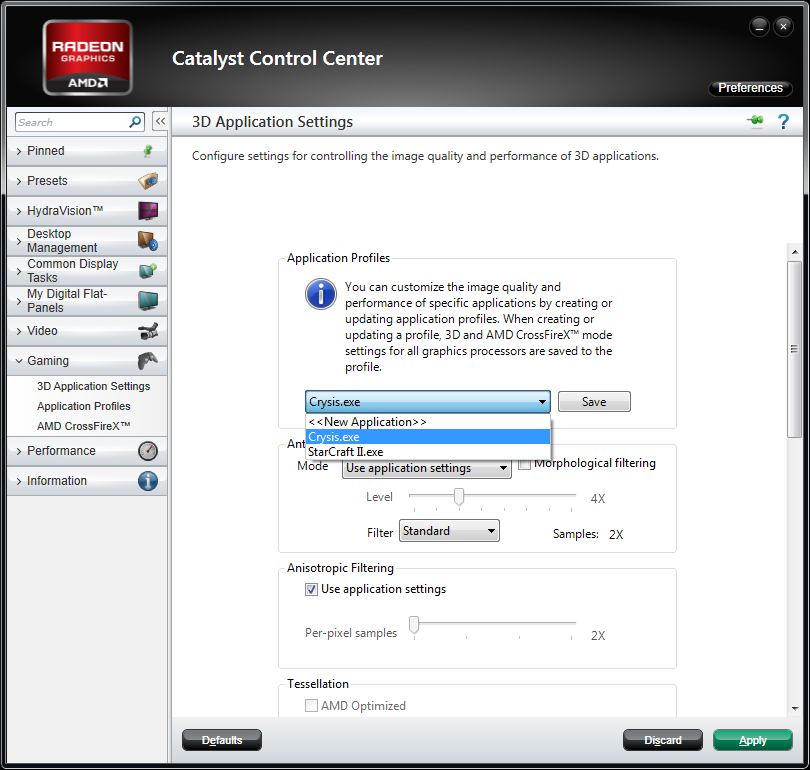 free download amd radeon catalyst control center settings