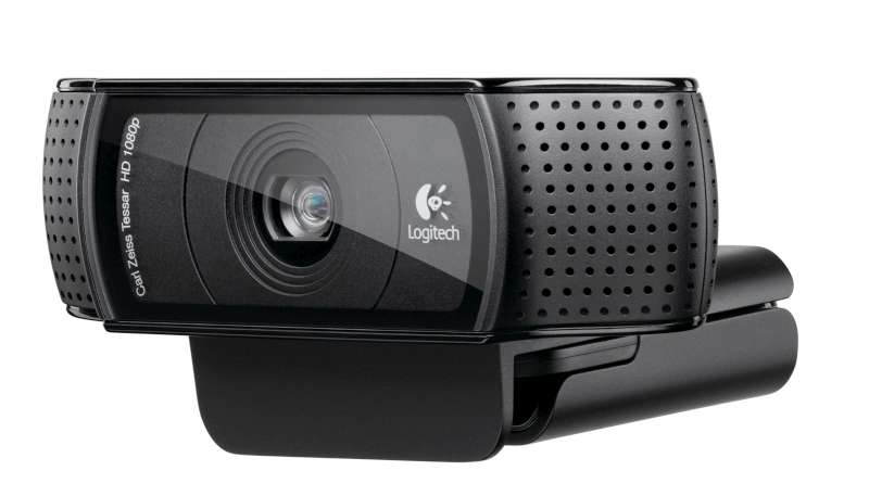 details about logitech hd 720p webcam for skype video calling w/ carl zeiss lens for pc & mac