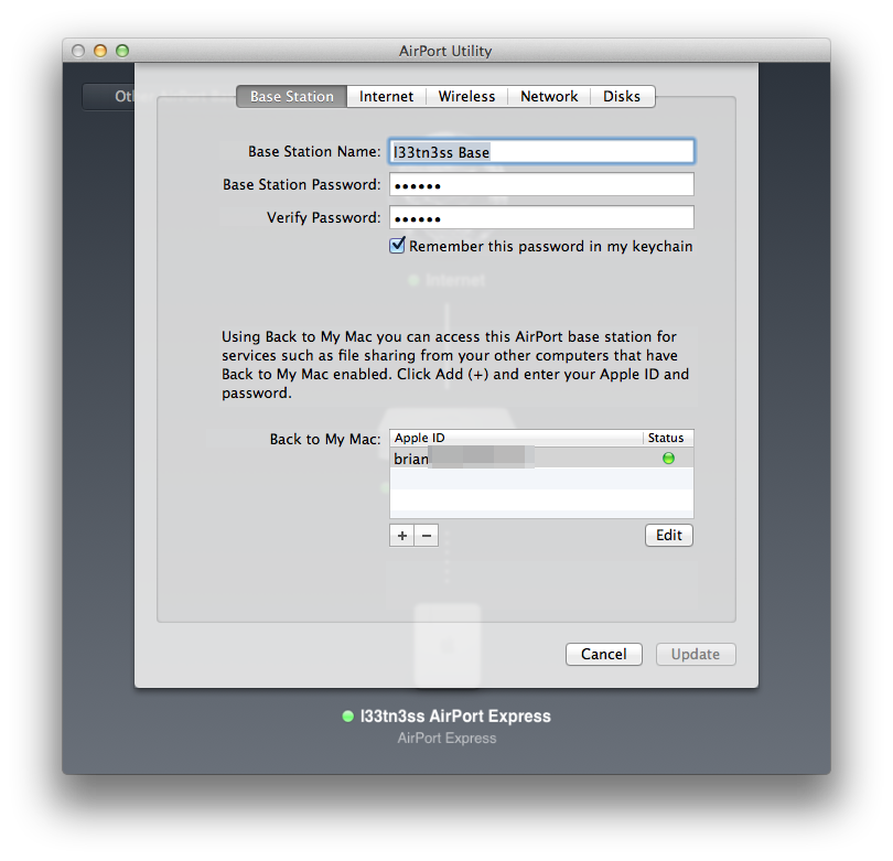 airport base station firmware update