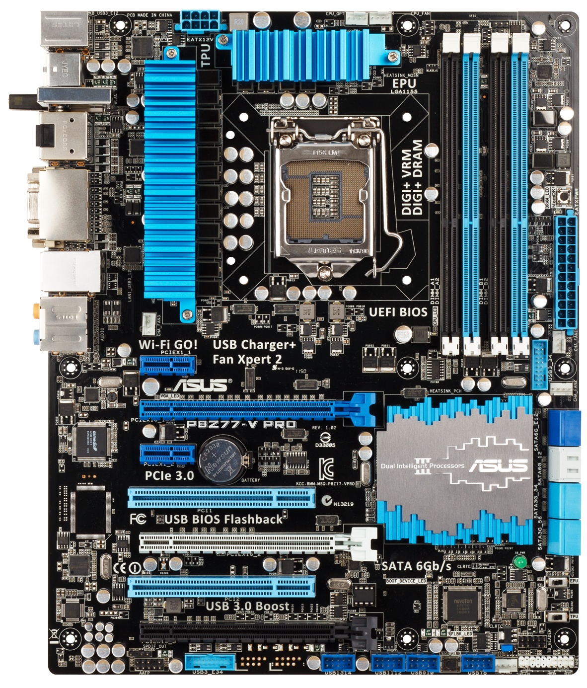 Asus P8z77 V Pro Overview Visual Inspection And Board Features Intel Z77 Motherboard Review With Ivy Bridge Asrock Asus Gigabyte And Msi