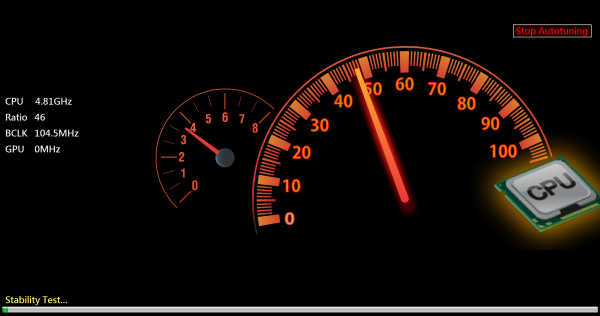 benchmark asus intel extreme tuning utility 81 celsius