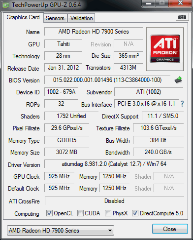 Amd radeon hd sale 7950 3gb